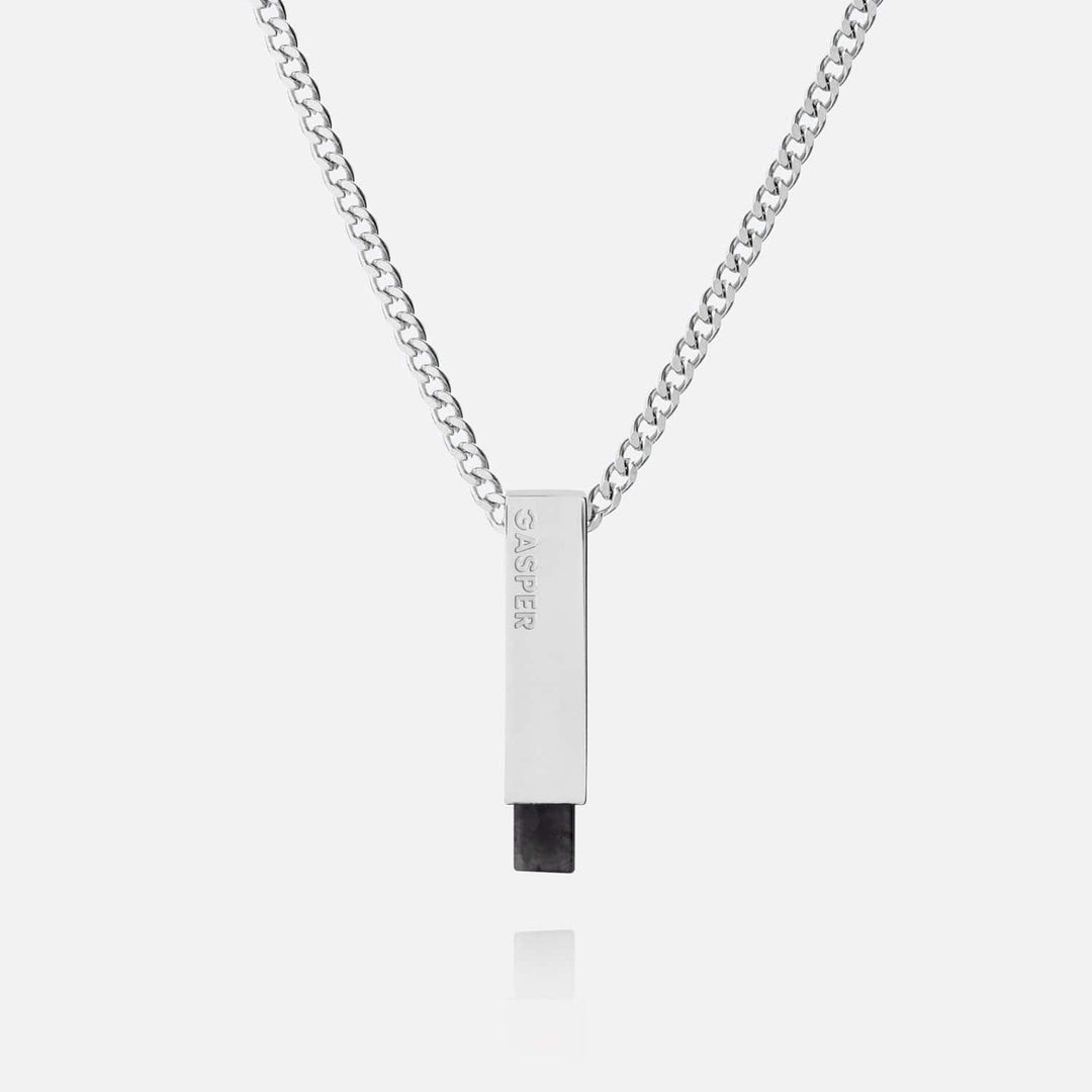 Bar Pendant - Black Spectrolite | Premium Pendant | GASPER.CO