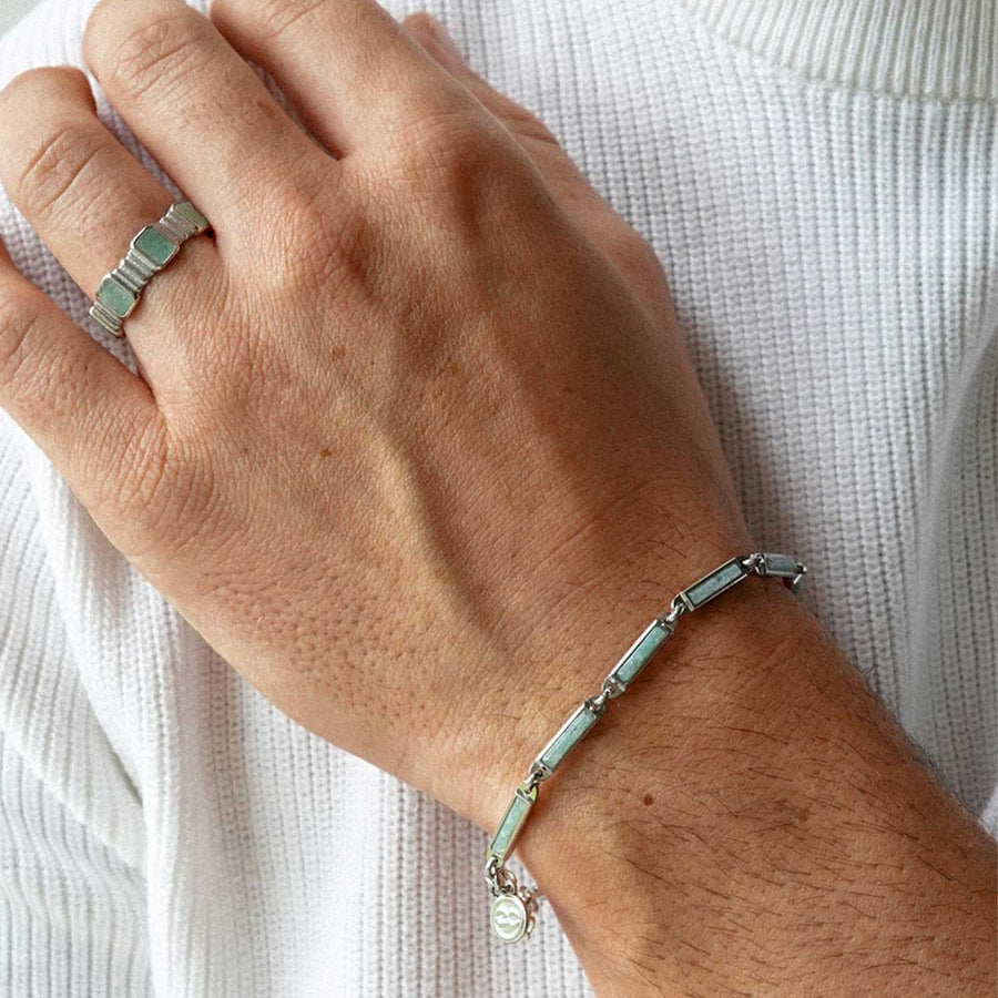 Pillar Band Ring - Aventurine