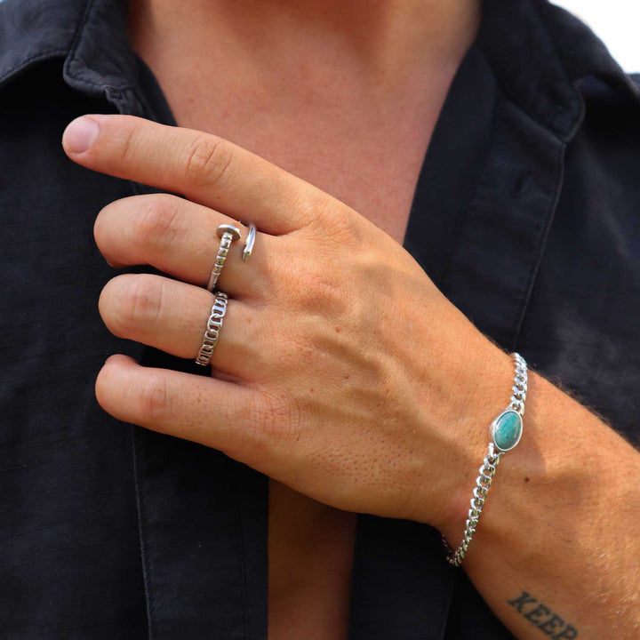Oval Bracelet - Aventurine