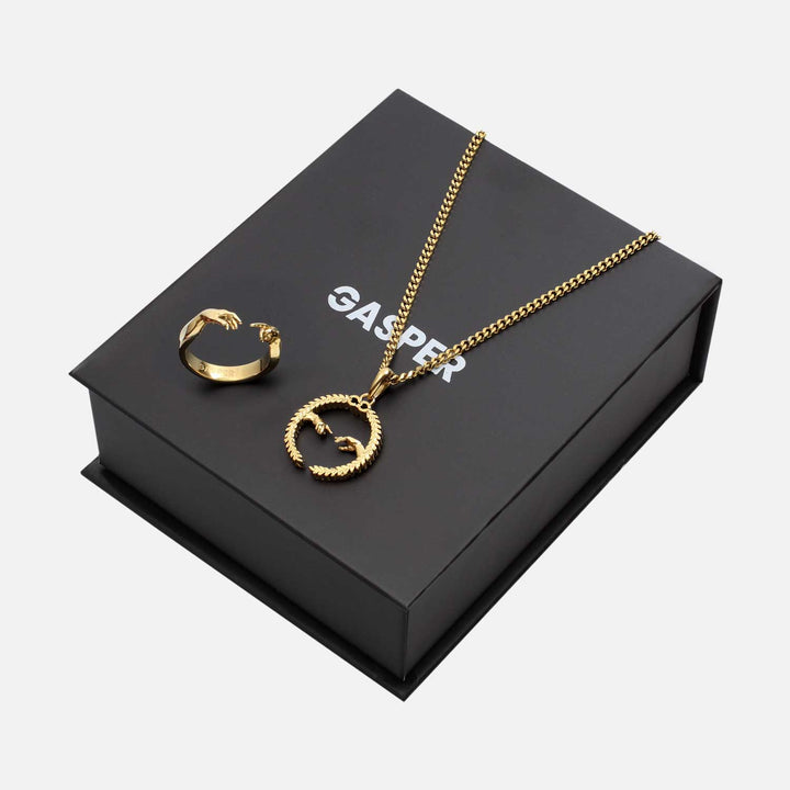 Creation of Adam Pendant & Ring Gift Set