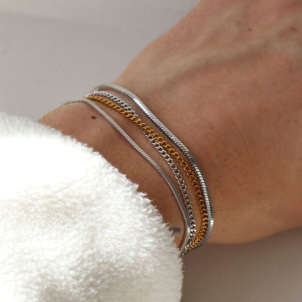 Micro Square Snake Bracelet | Premium Bracelet | GASPER.CO