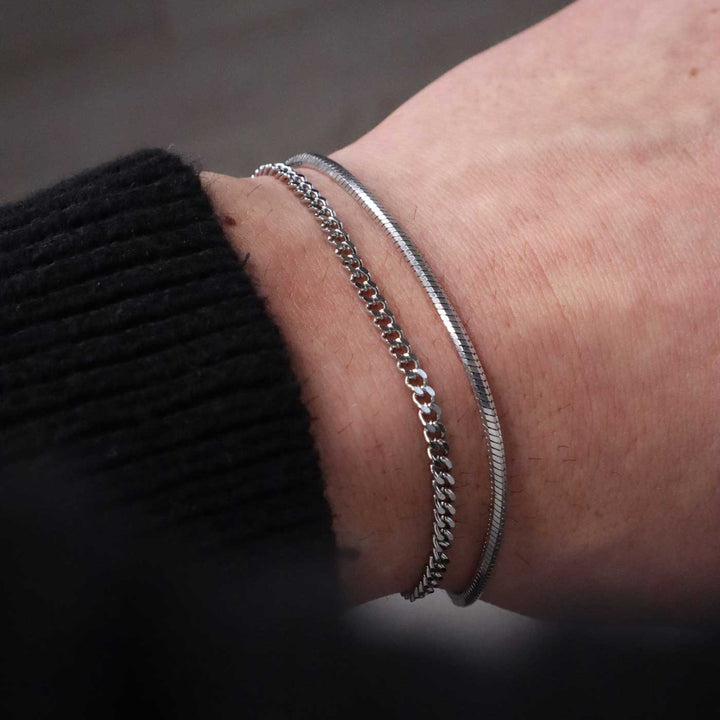 Double Cuban / Octagon Bracelet