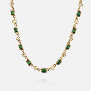 Gemstone Necklace - Emerald