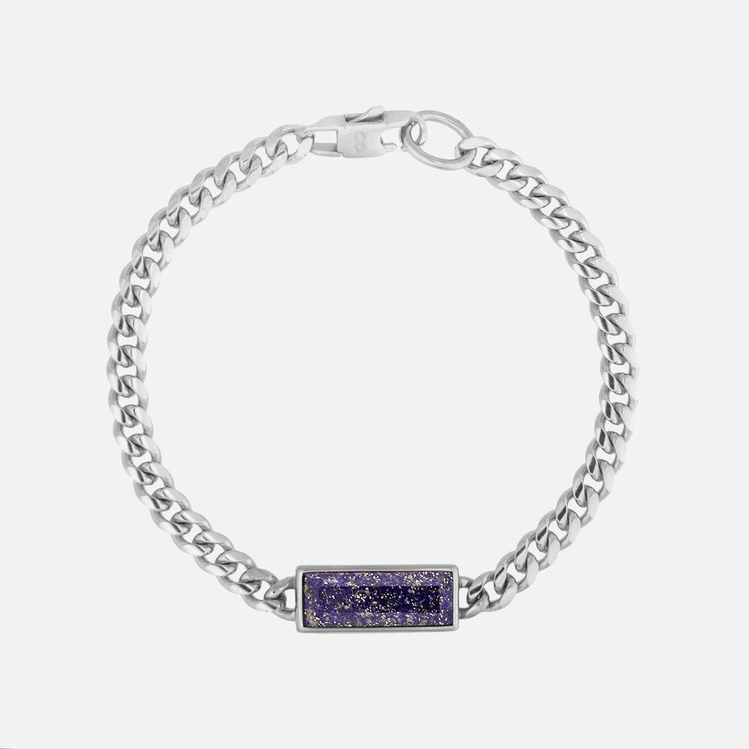 Fusion Cuban Bracelet - Lapis