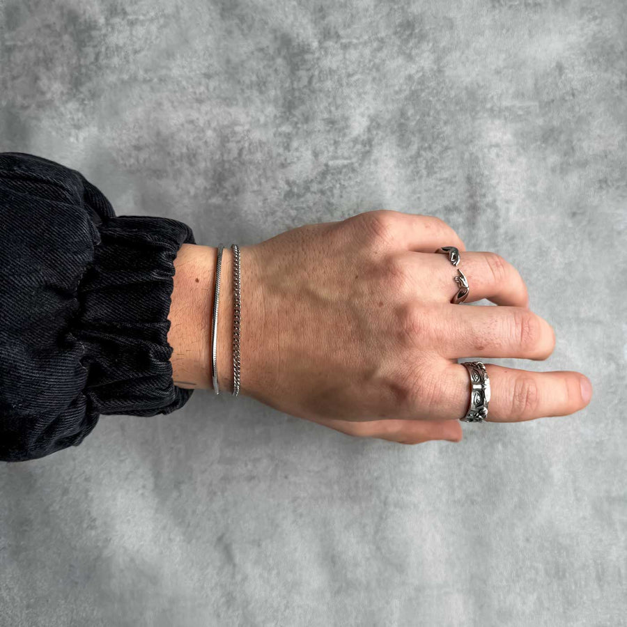 Double Cuban / Octagon Bracelet