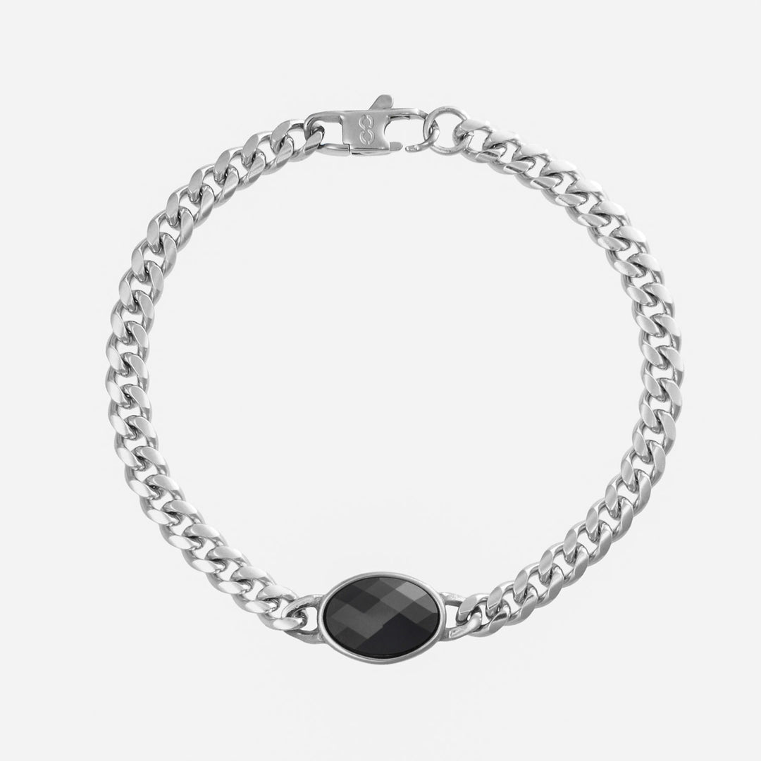 Oval Bracelet - Onyx