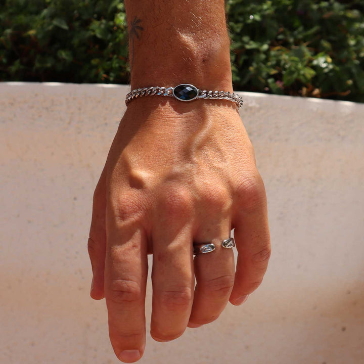 Oval Bracelet - Onyx