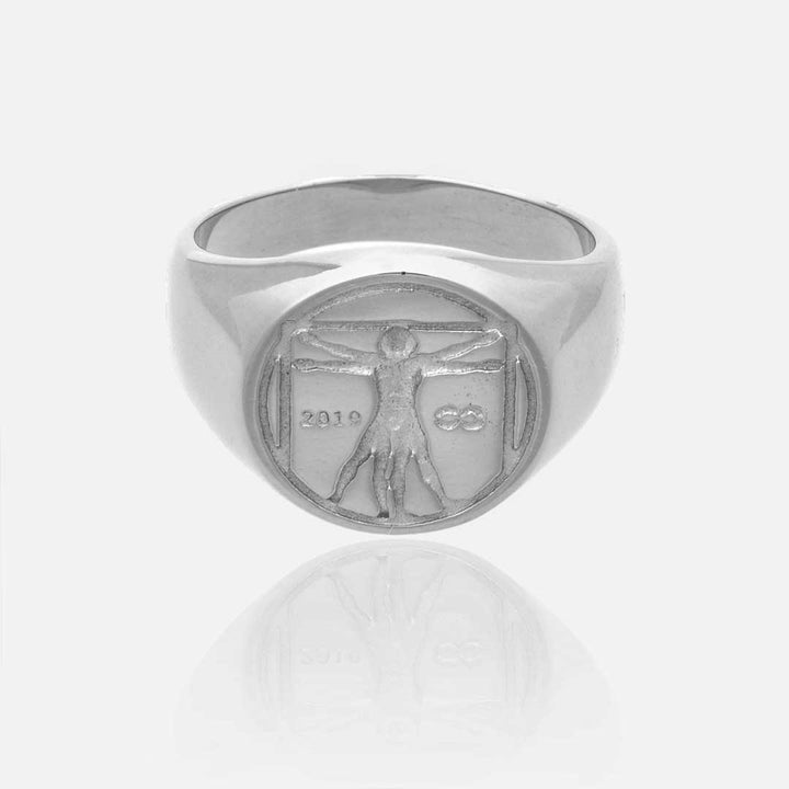 Vitruvian man ring
