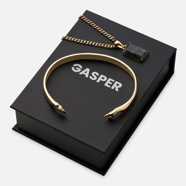 Void Black Spectrolite+ Touch of God Cuff Gift Set | Premium Gift Set | GASPER.CO
