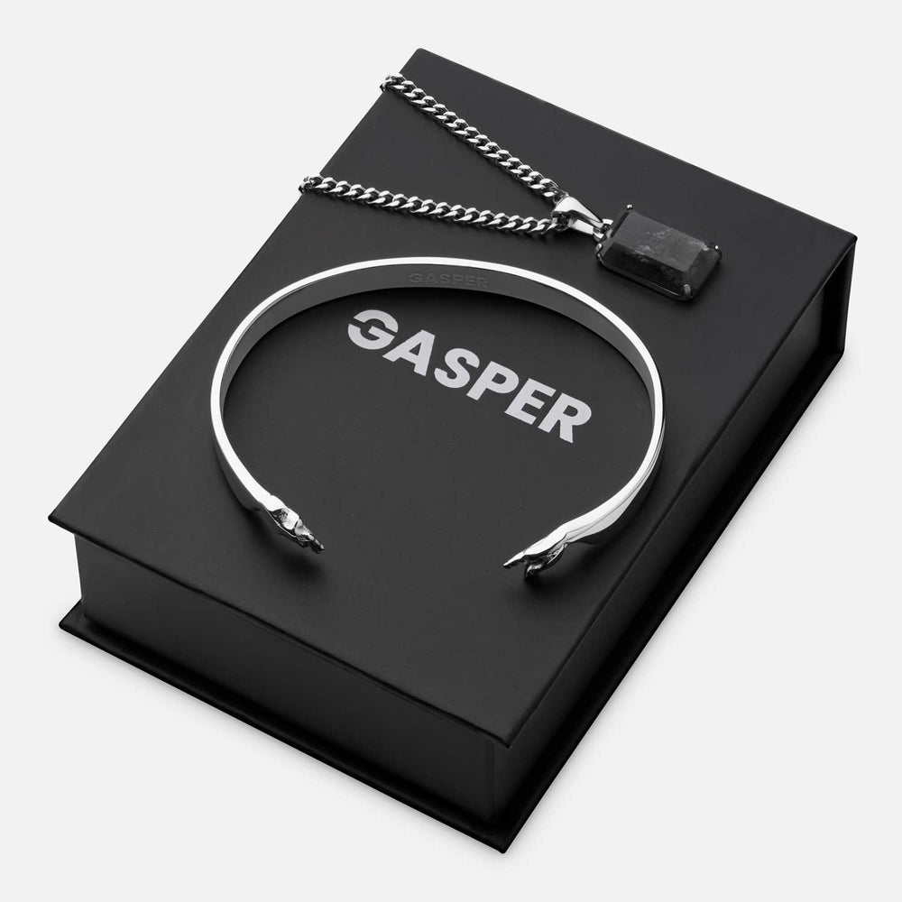 Void Black Spectrolite+ Touch of God Cuff Gift Set | Premium Gift Set | GASPER.CO