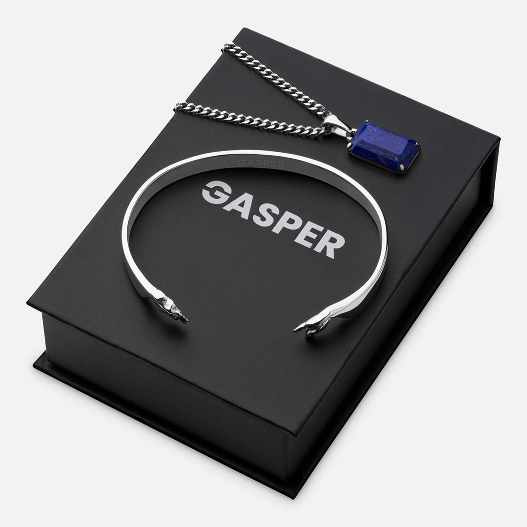 Void Lapis + Creation of Adam Cuff Gift Set