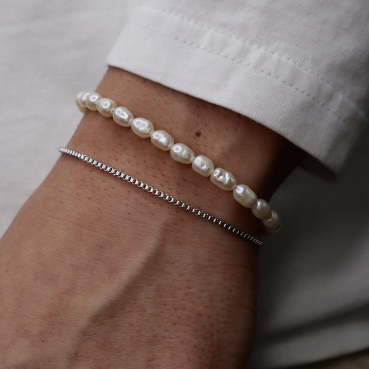 Micro Pearls + Box Stack | Premium Bracelet Stacking | GASPER.CO