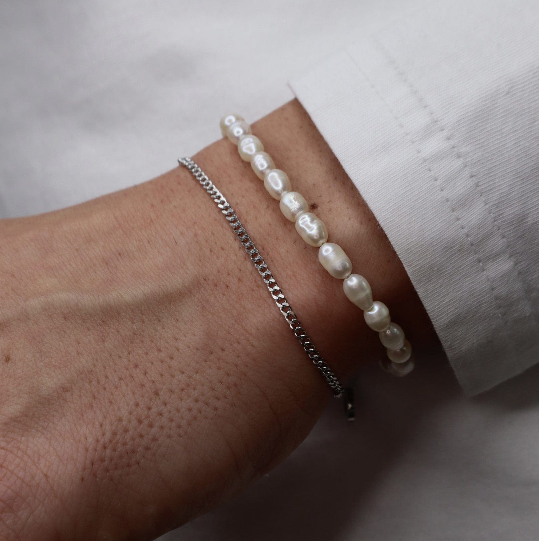 Micro Pearls + Cuban Stack | Premium Bracelet Stacking | GASPER.CO